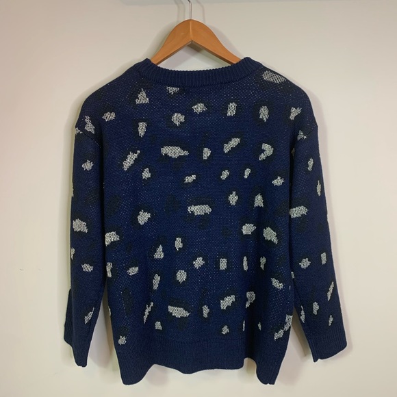 Kendall + Kylie Animal Print Sweater Pullover - Picture 5 of 7